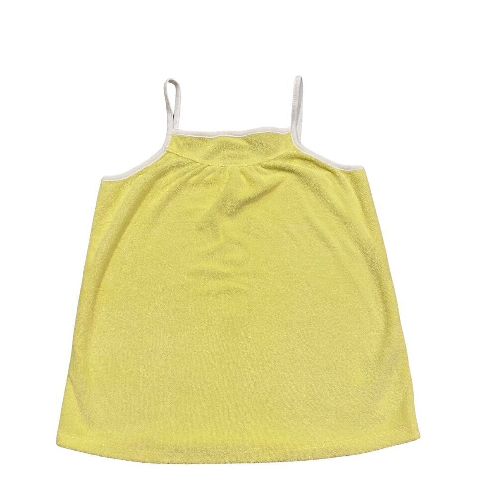 Janie and Jack Girl's Yellow Terry Cloth Tank Top